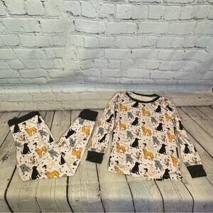 Lullaby Land Bamboo Dog Pattern Bamboo Pajama Set